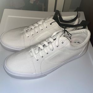White sneakers memory foam